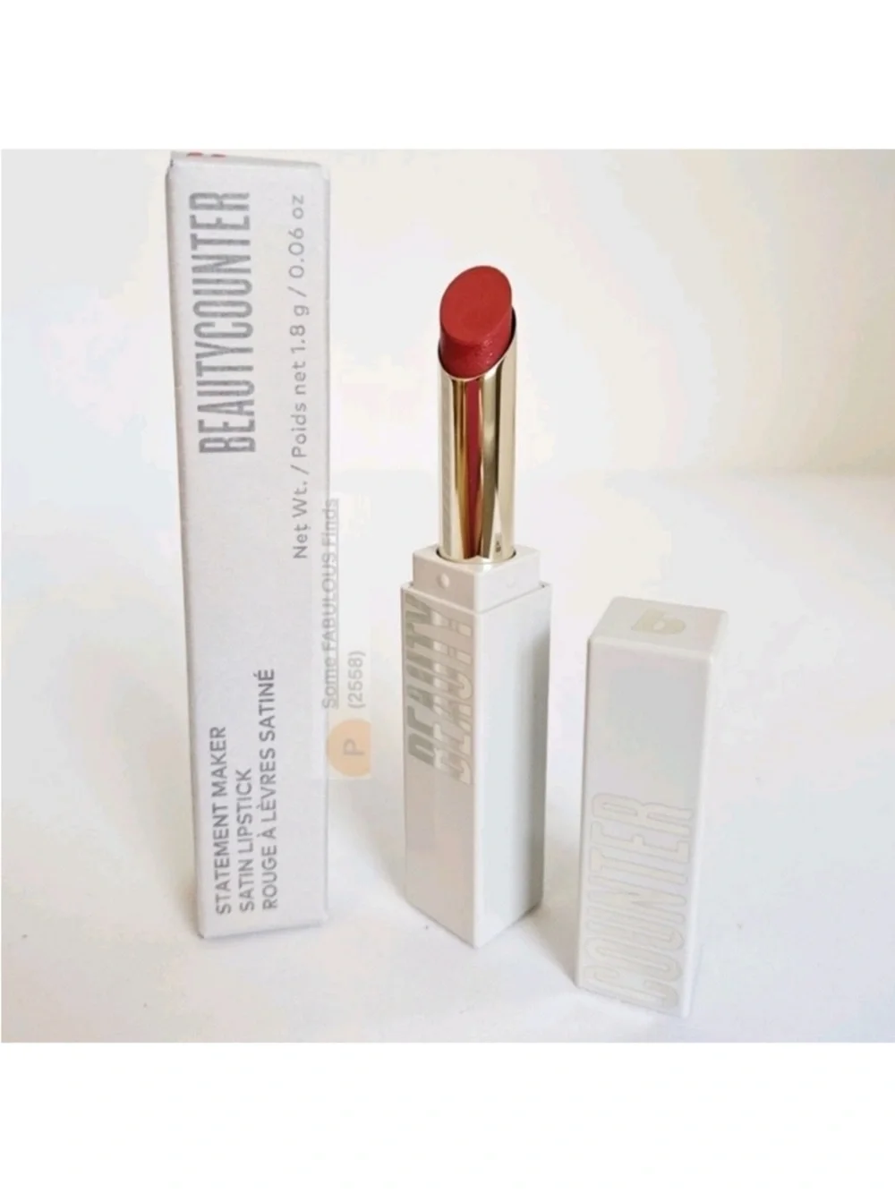 BEAUTYCOUNTER Savvy Statement Maker Satin Lipstick NEW in Box 1.8g‎ / 0.06 oz